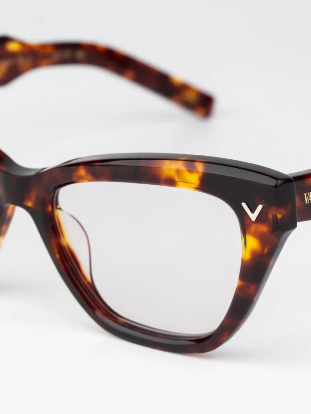 Valentino Women Eyeglasses Havana Cat Eye V-TALE VLX-140 B
